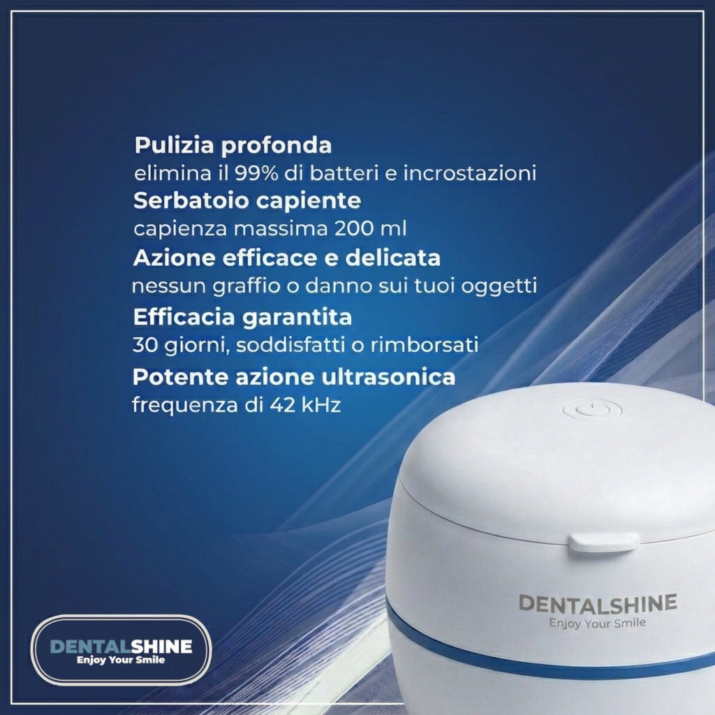 Igienizza e disinfetta i tuoi accessori, nuovo pod ultrasonico Dentalshine™