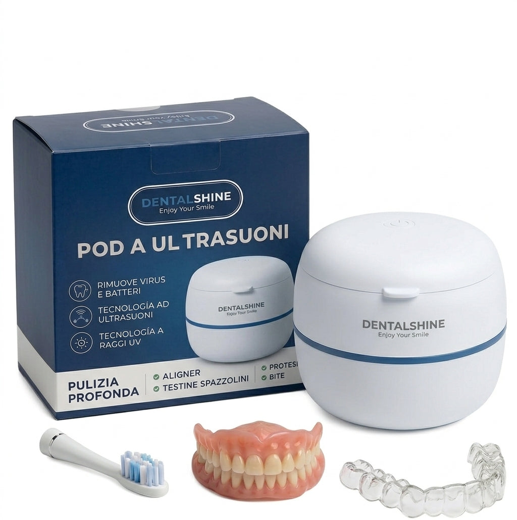 Igienizza e disinfetta i tuoi accessori, nuovo pod ultrasonico Dentalshine™