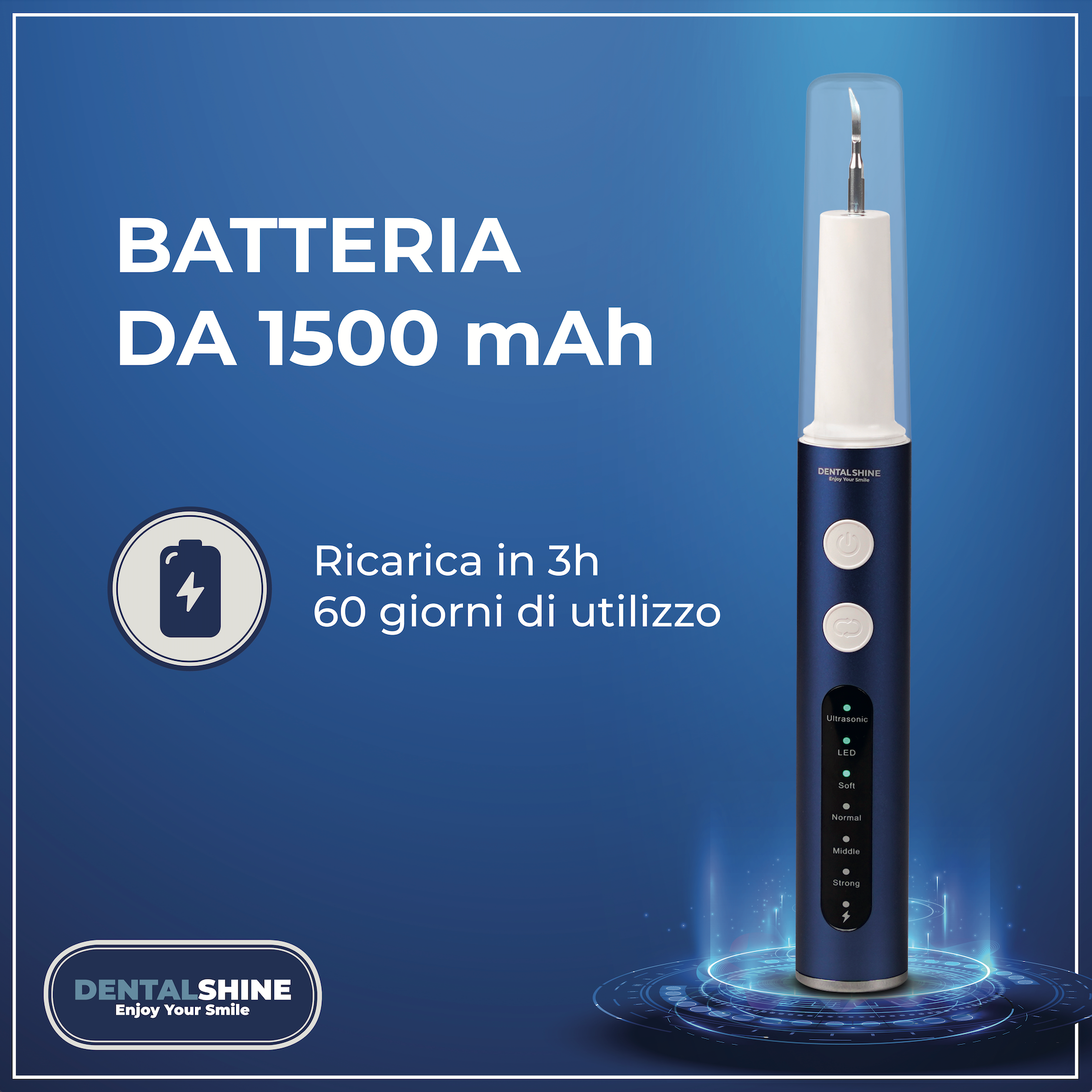 Un sourire plus blanc et une bouche plus saine, nouveau détartreur à ultrasons Dentalshine !